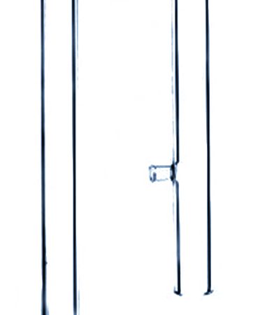Glass straight type outlet