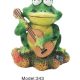 frog with guitar